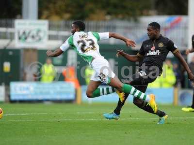 Yeovil Town v Wigan Athletic 101113