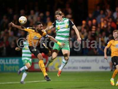 Cambridge United v Yeovil Town 270916