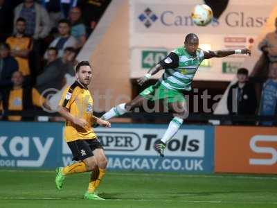 Cambridge United v Yeovil Town 270916