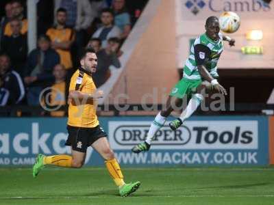 Cambridge United v Yeovil Town 270916