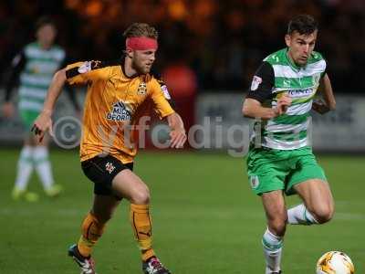 Cambridge United v Yeovil Town 270916