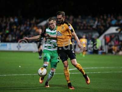 Cambridge United v Yeovil Town 270916