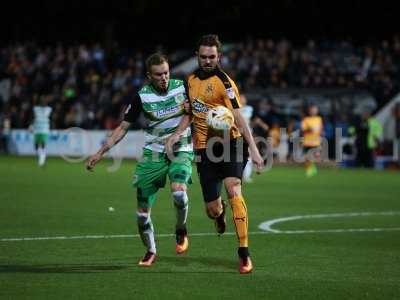 Cambridge United v Yeovil Town 270916