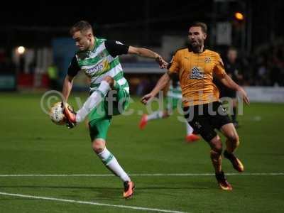 Cambridge United v Yeovil Town 270916