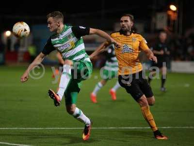 Cambridge United v Yeovil Town 270916