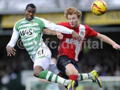 Yeovil Town v Blackburn Rovers 211213