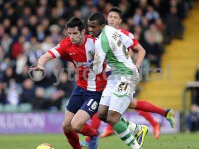 Yeovil Town v Blackburn Rovers 211213