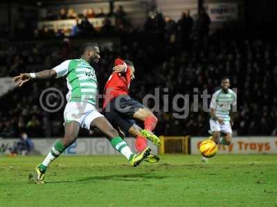 Yeovil Town v Blackburn Rovers 211213