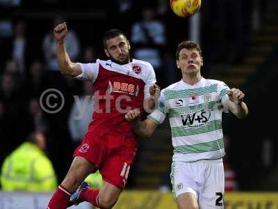 Yeovil Town v Fleetwood Town 151114