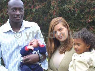 Abdoulai Demba pictured with his family