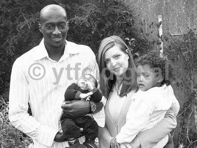 Abdoulai Demba pictured with his family