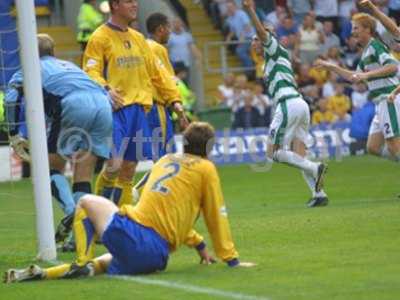 Kirk Jackson scores against Mansfield Town