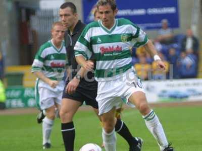 Nick Crittenden in action at Field Mill against Mansfield Town