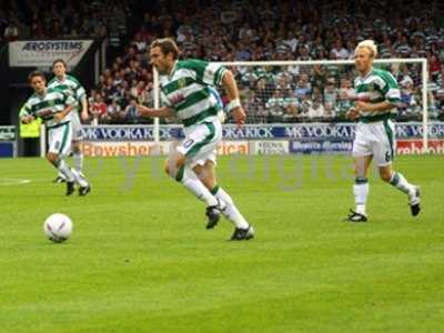 Nick Crittenden in action at Huish Park