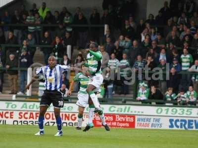 Nathan Smith challenges for the ball against Sheffield Wednesday