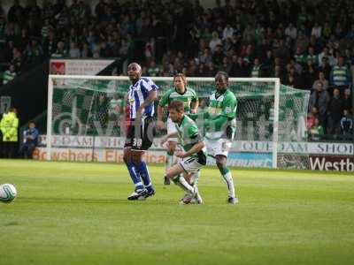 Matchday action against Sheffield Wednesday