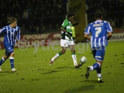 Nathan Smith on the ball against Brighton & Hove Albion