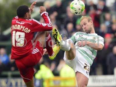 Yeovil Town v Swindon Town 181014