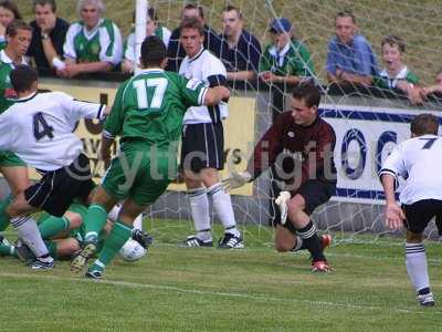 goalmouth scramble v Salisbury