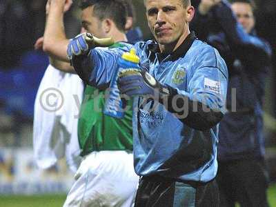 The defeated Yeovil men applaude their fans - Copy