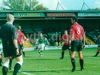 ytfc v morecombe 2000-2001-2