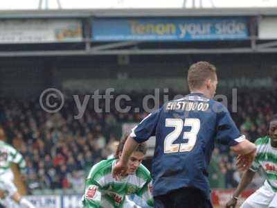 Yeovil Town v Southend United FC Coca Cola League 1